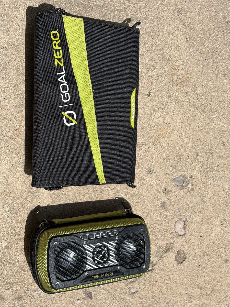 Goal Zero Guide 10 Plus Solar Adventure Kit w/ Rock Out Speaker