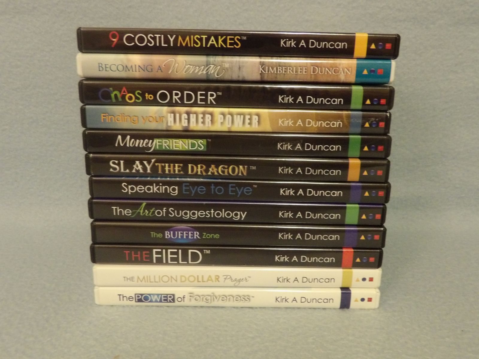 Lot of 12 Kirk & Kim Duncan~Ann Washburn~3 Key Elements~Life Coaching Recordings - 12 pre-owned