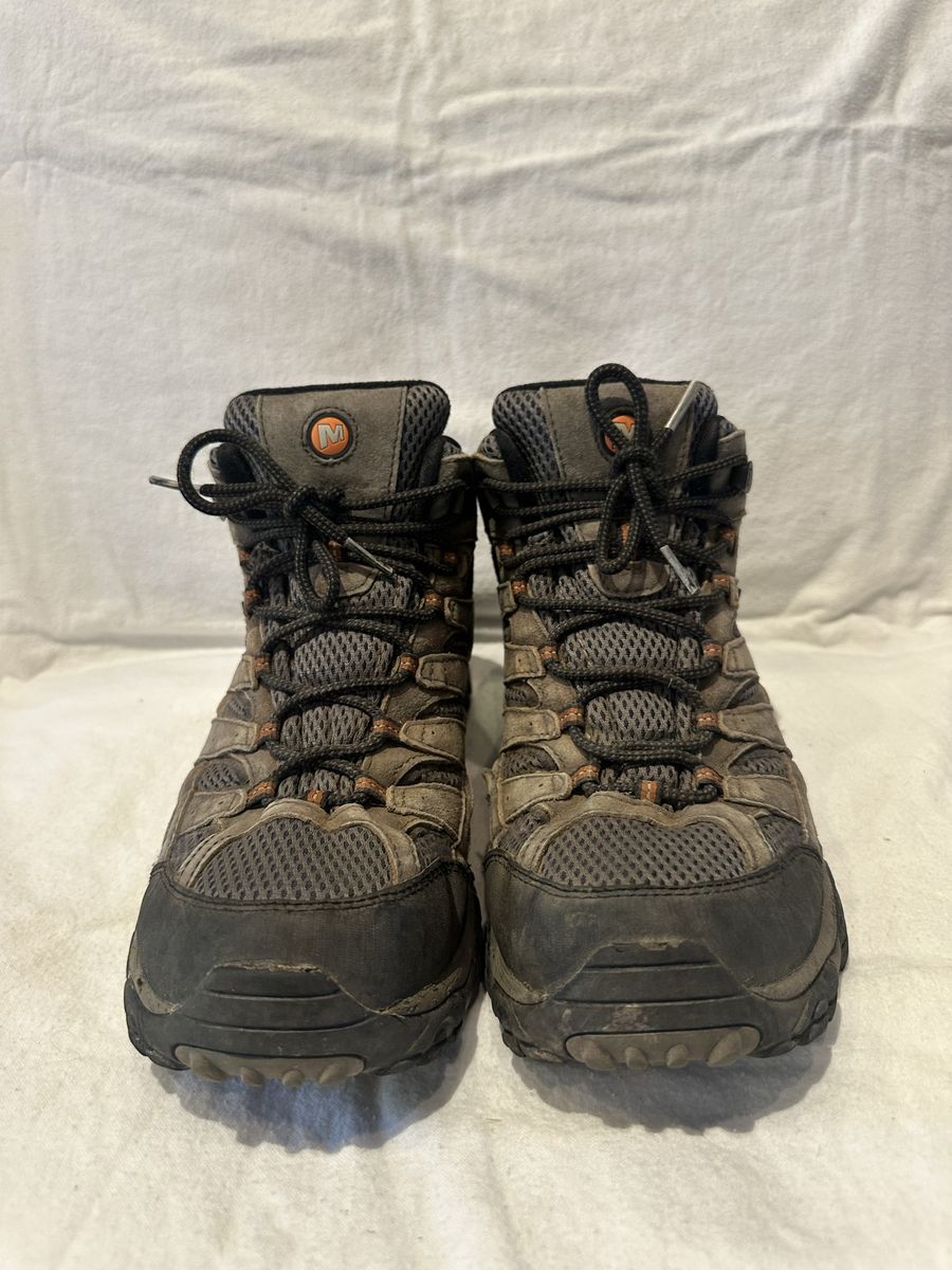 Merrell men’s size 11.5 Beluga J06053 gray Wtrprf hiking boots