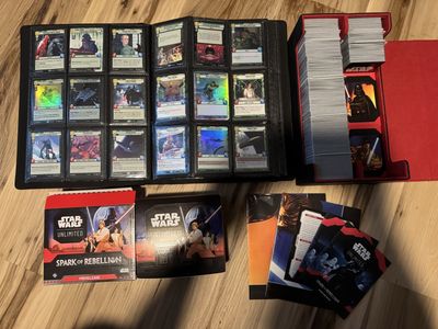 Complete Star Wars Unlimited: Spark of Rebellion Collection. $995 OBO.