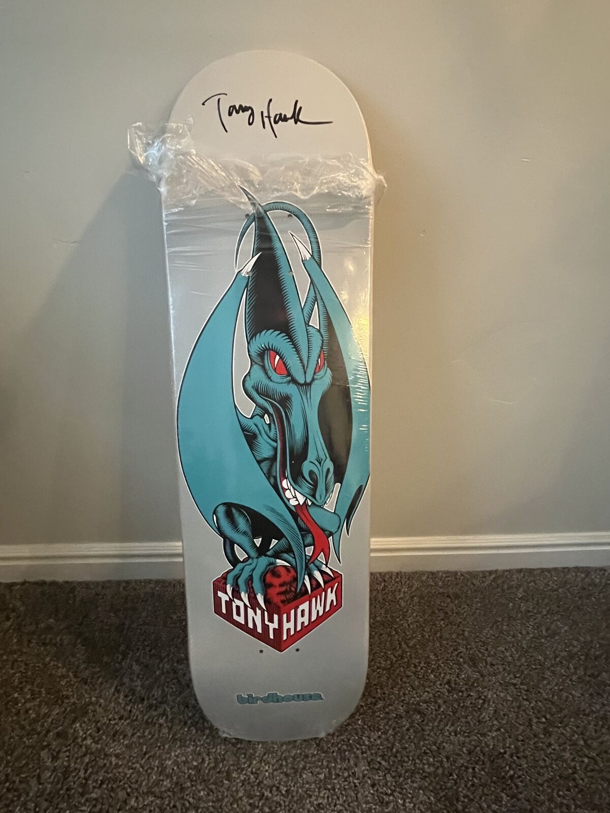 Skate Deck Signed by Tony Hawk