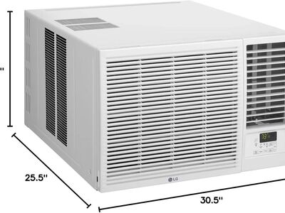 NEW LG AC 18,000 BTU model LW1823HR, 1000 sq ft, fits window up to 29"-41w, 18h"