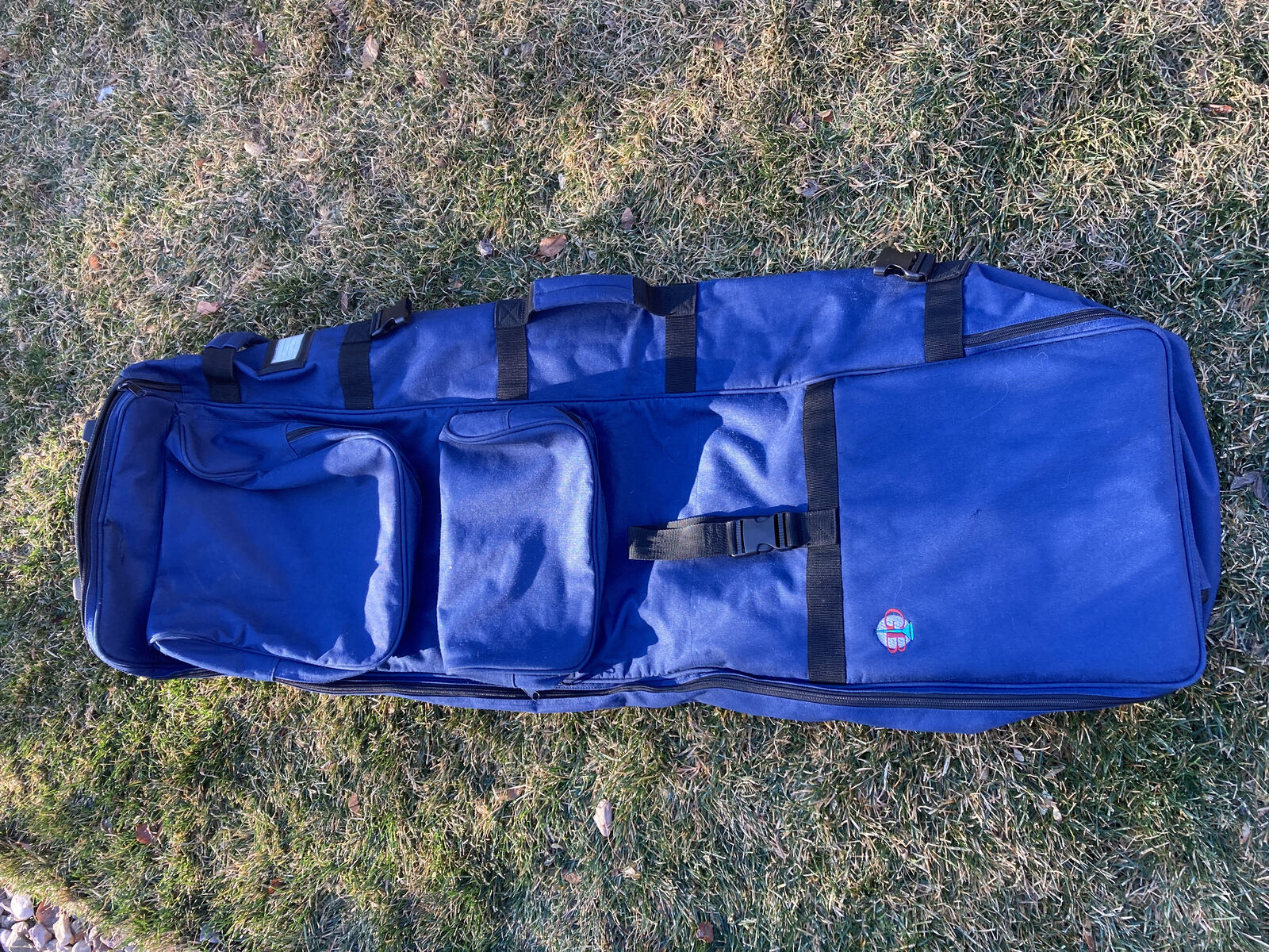 GB Travel Golf Bag with padding and wheels and 2 large front compartments, 50 inches