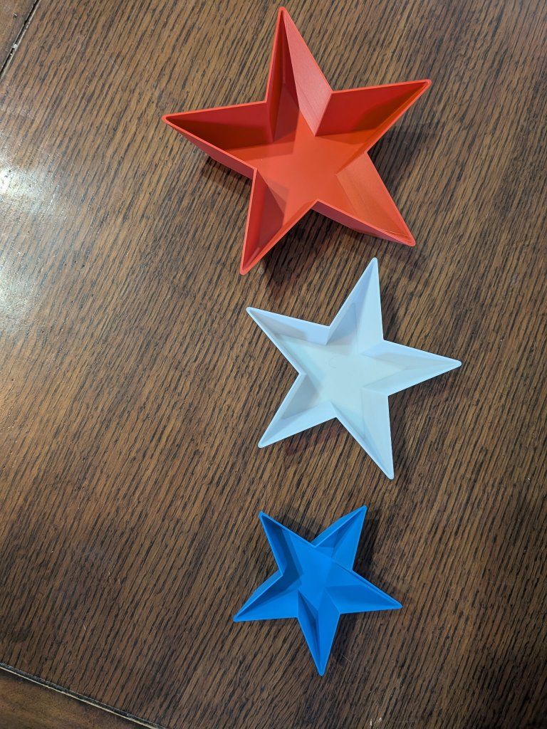 Star shaped bowls