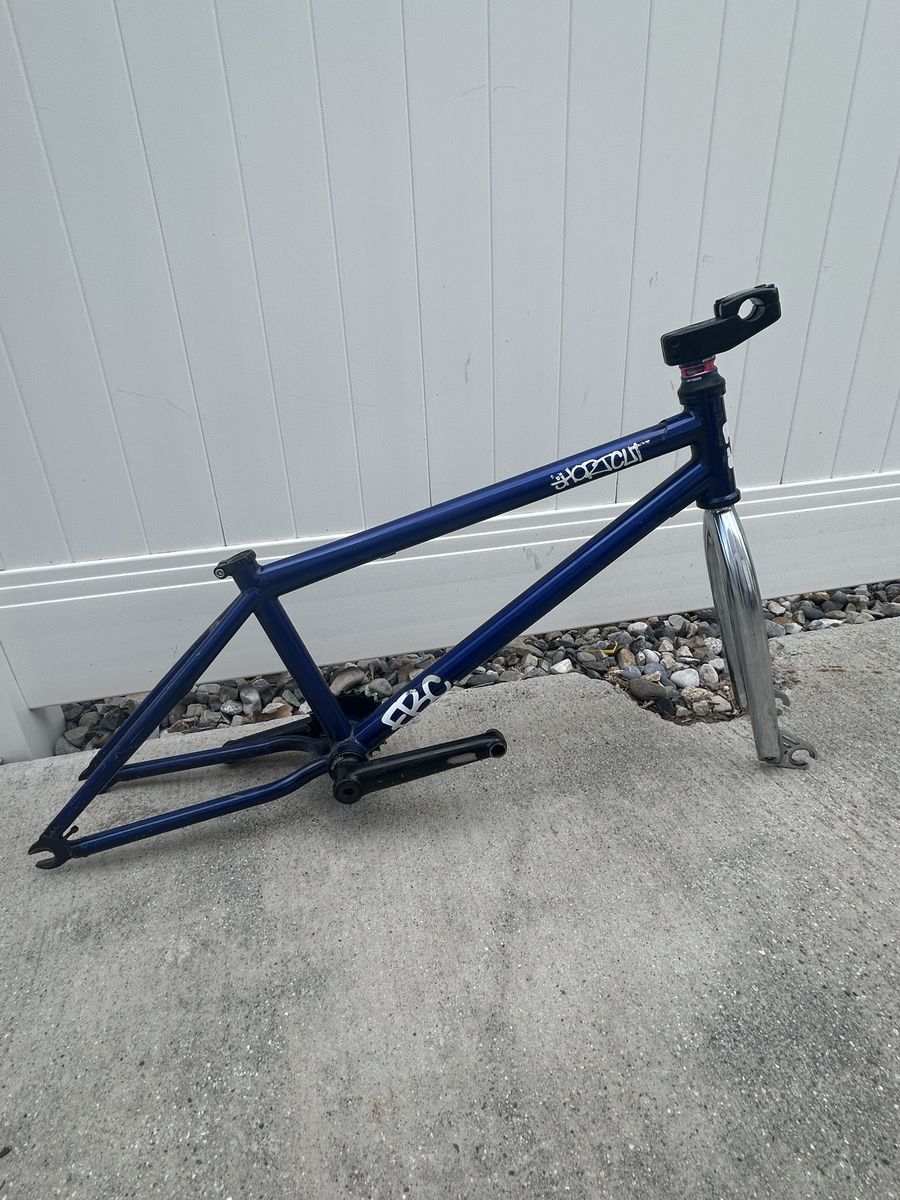 Fit Shortcut BMX Frame with Chrome Fork