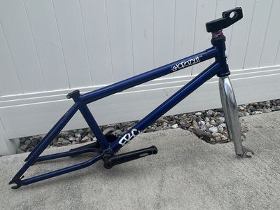 Fit Shortcut BMX Frame with Chrome Fork