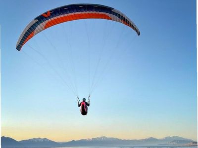 Skywalk Paraglider Wing with Stuff Sack and back pack compression bag