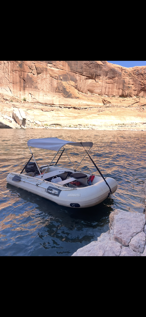 11ft Inflatable Boat Package with 9.8hp 4 stroke engine