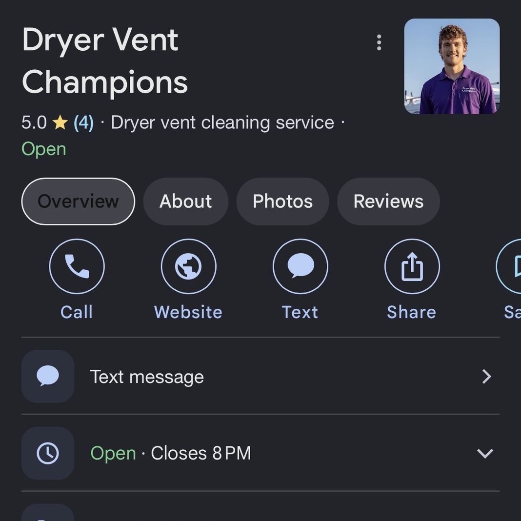 Turnkey Dryer Vent Cleaning Business, Utah County, 2500$, (Brand, Website, Equipment included)
