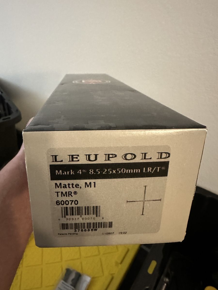 Leupold Mark 4 8.5-25x50mm LR/T Matte M1 TMR Scope 60070