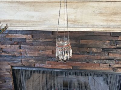 Nice Boho Mediterranean hanging candle