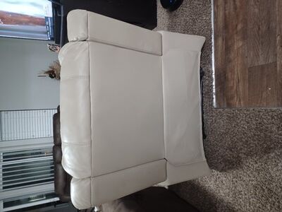Cream Love seat and recliner