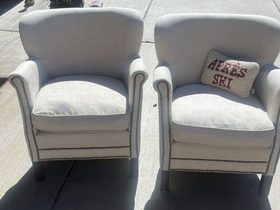White Armchairs