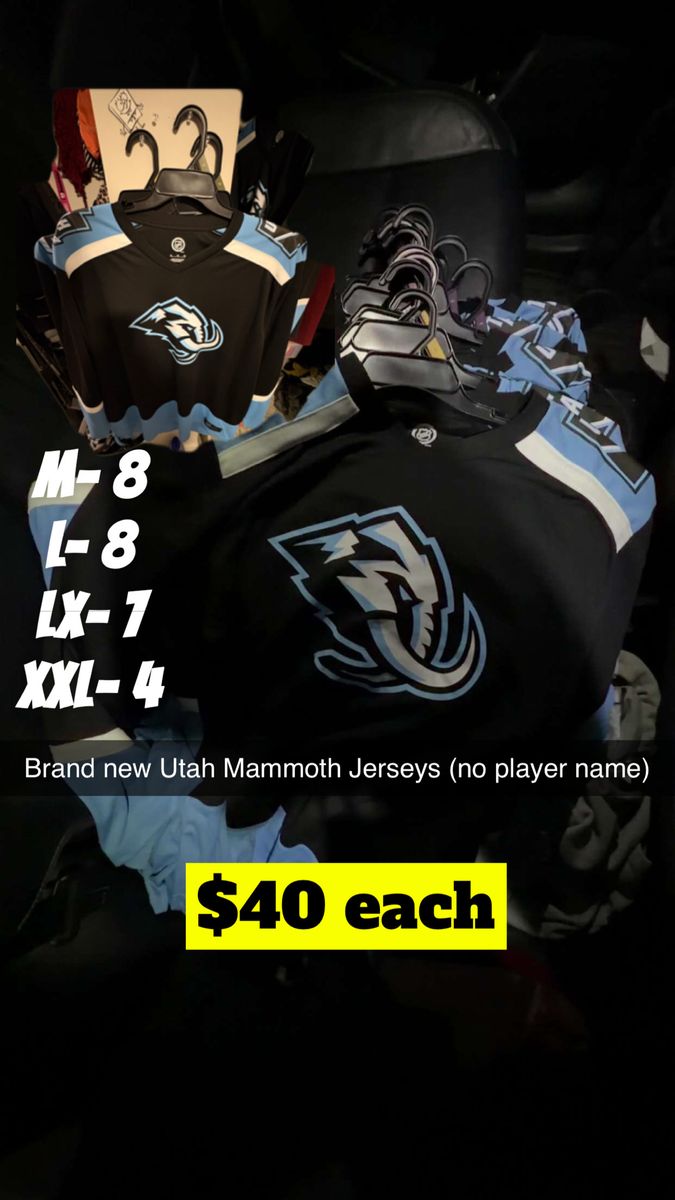 BRAND NEW Utah Mammoth Jerseys
