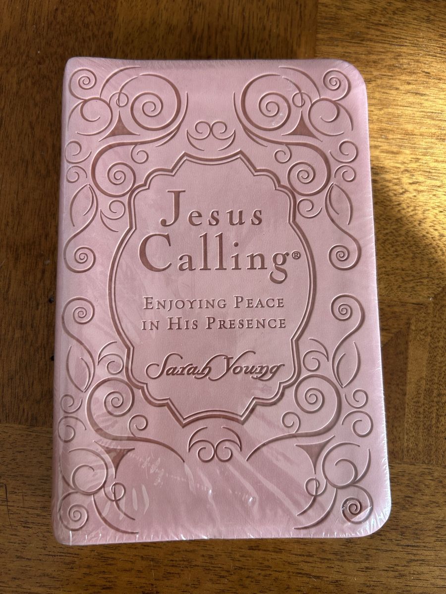 Jesus Calling Sarah Young New Pink Leather Cover