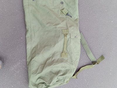 Military Army Duffle Bag Like New!