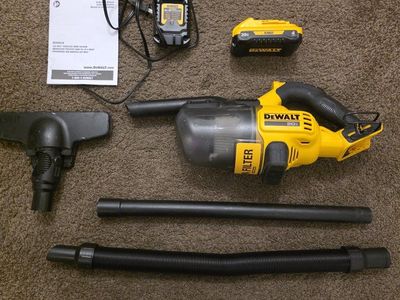 DEWALT 20V MAX Cordless HEPA Hand Vacuum Kit with 4AH Battery & Charger
