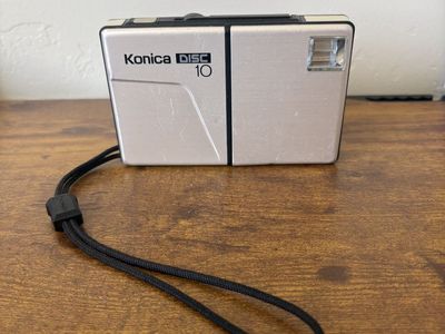 Point-and-Shoot Film Camera - Konica Disc 10