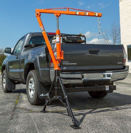 1,000 lb. Capacity Hydraulic Receiver Hitch Crane (NEW)