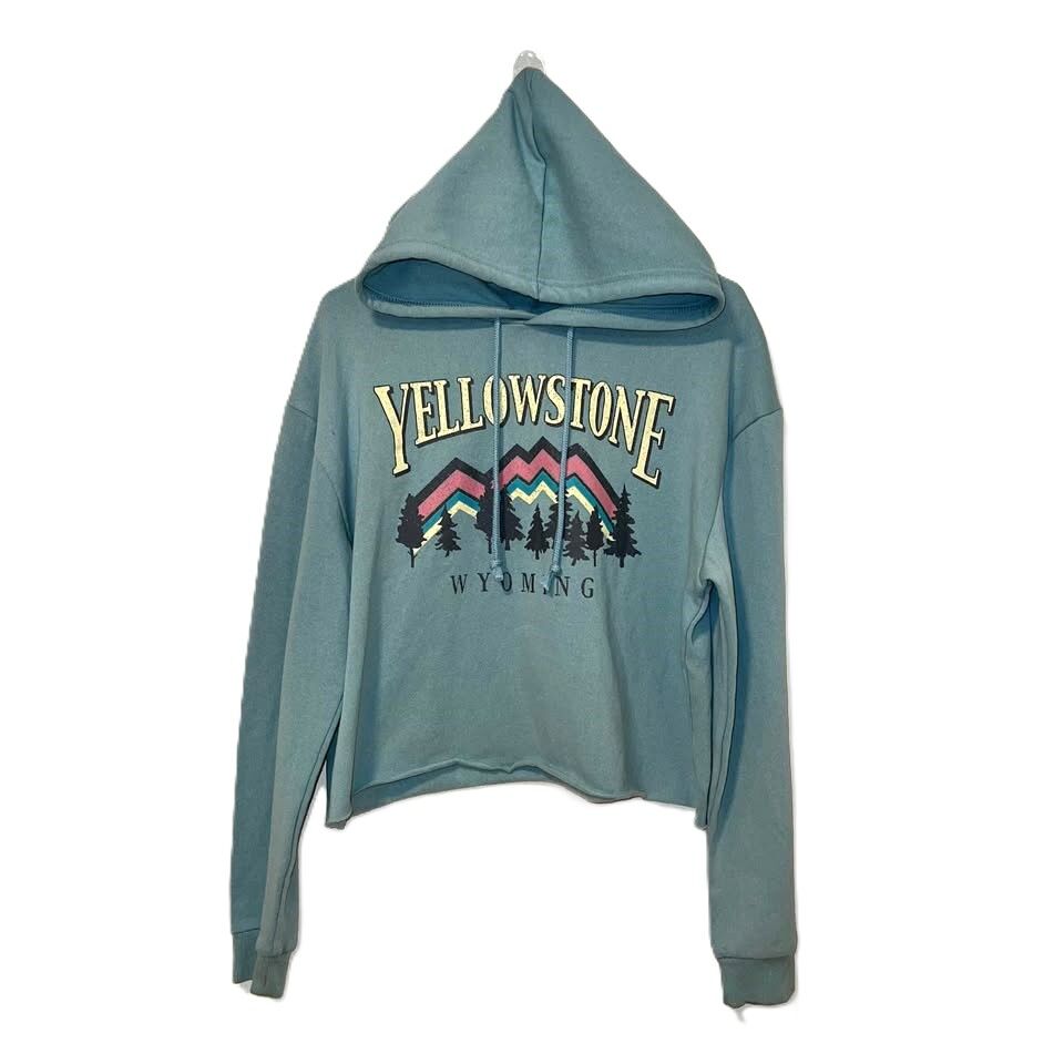 Gals Yellowstone Hoodie - Size: Youth Large (or small women's) (Got a trip coming up?)