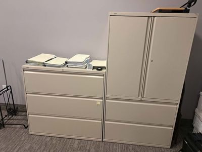 File cabinet unit at law office