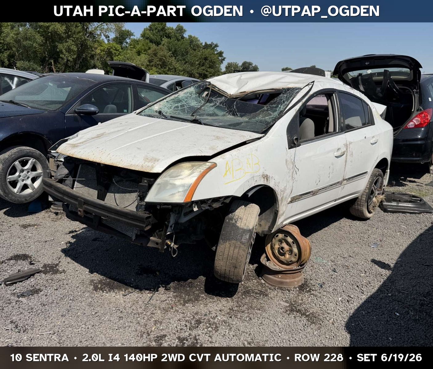 2010 Nissan Sentra Parts - UTPAP Ogden