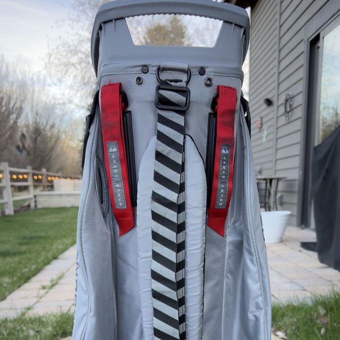 Sun Mountain C-130 Cart Golf Bag – Grey Camo/Red