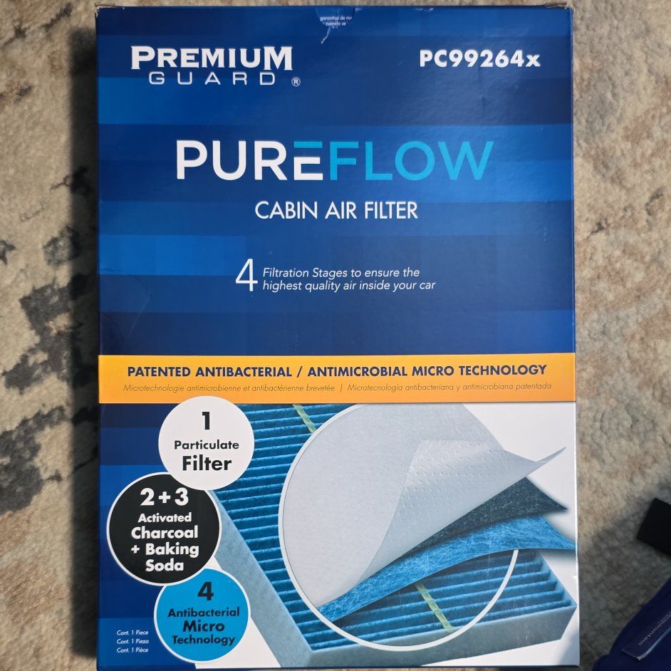 Premium Guard PureFlow Cabin Air Filter PC99264X – Advanced Filtration, New