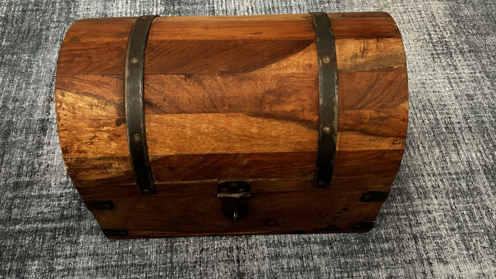 Beautiful Solid Wood Heavy Treasure Chest