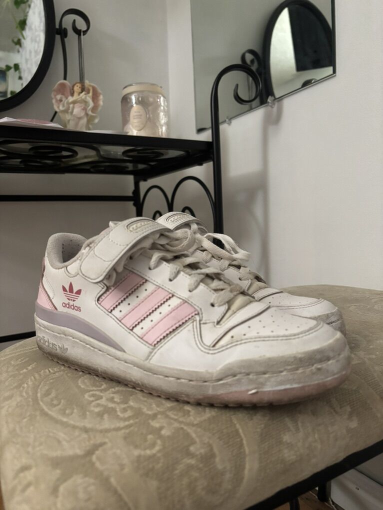 Pink Adidas size 8