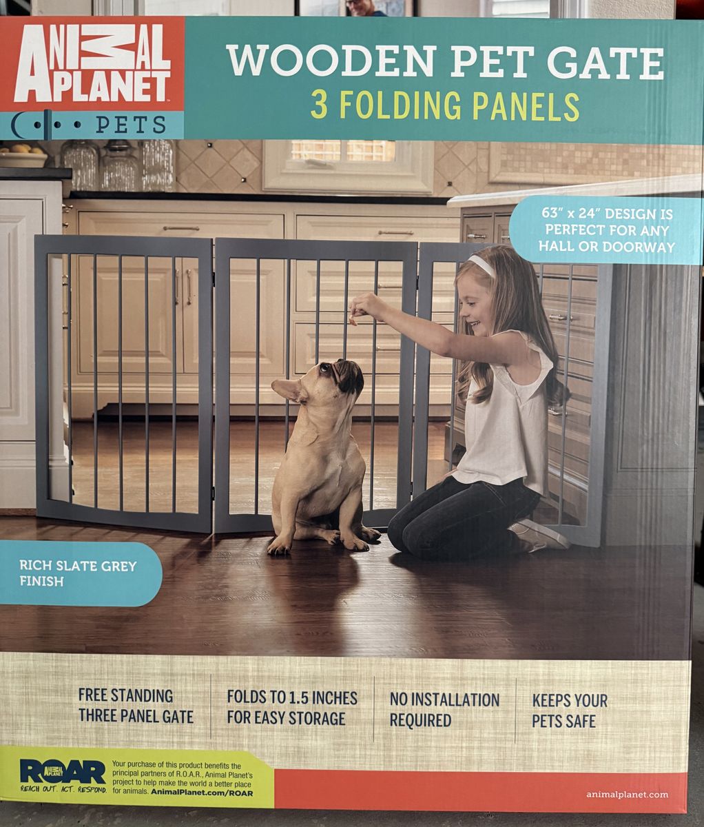 Two Free-Standing Pet Gates