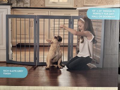 Two Free-Standing Pet Gates
