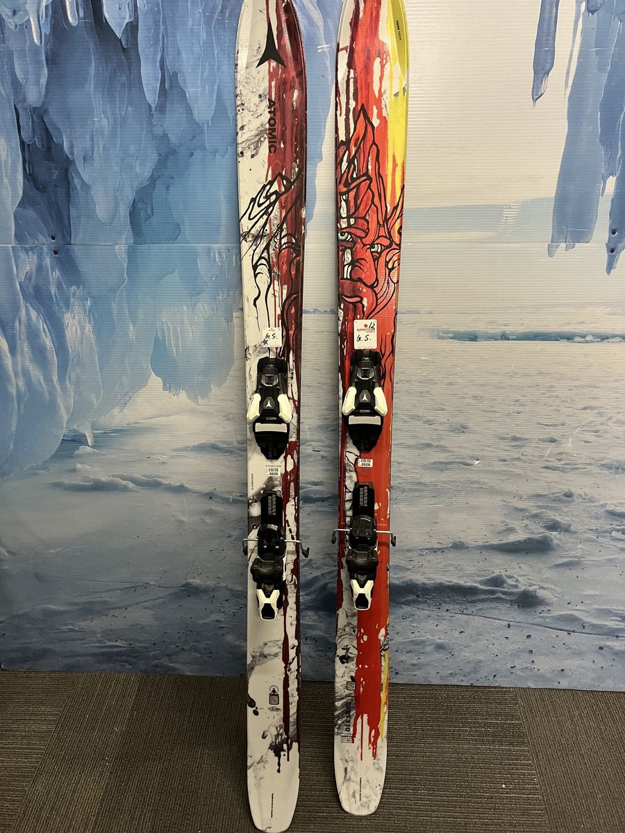 Used 2024 Atomic Bent Chetler 110 172cm Ski w/ atomic strive 11 Demo Binding