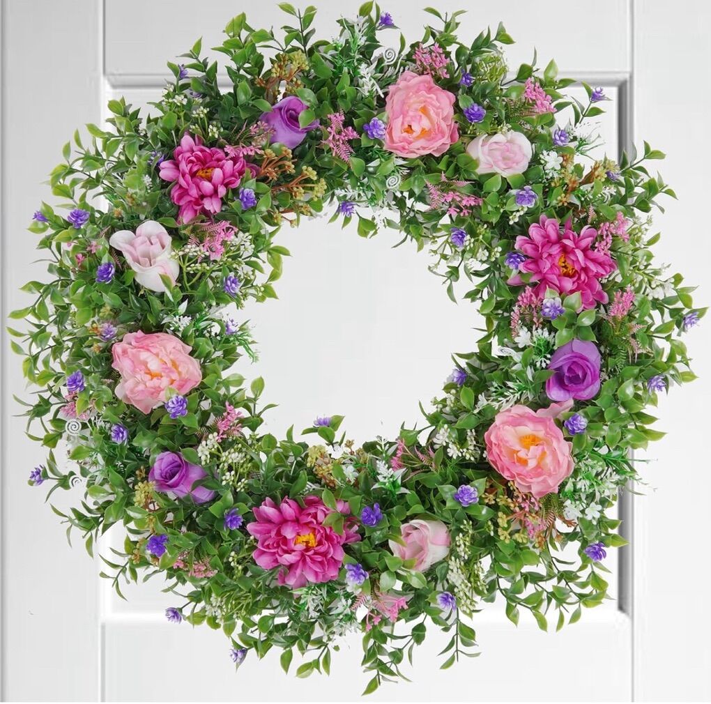 24” Spring Summer Wreath