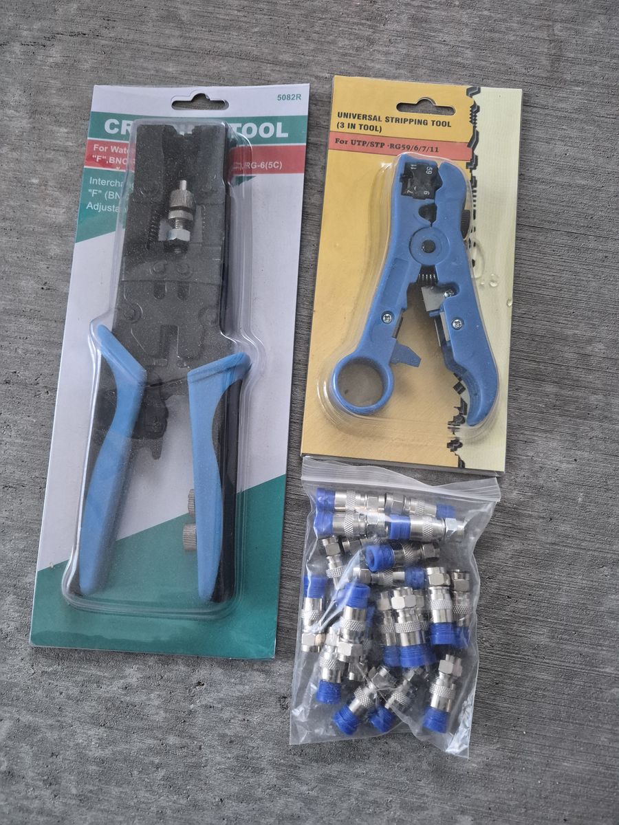 Knoweasy BNC Cable Crimper and Coaxial Compression Tool Kit