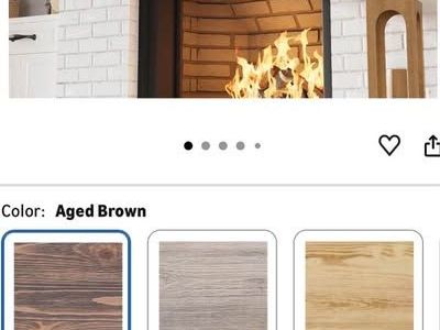 72” wood floating shelf