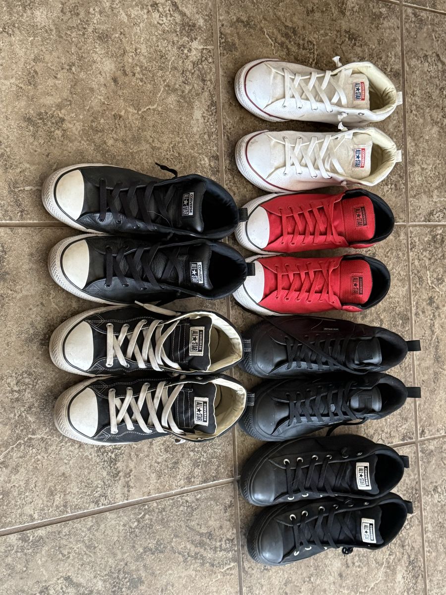 Converse 6 pair for $35