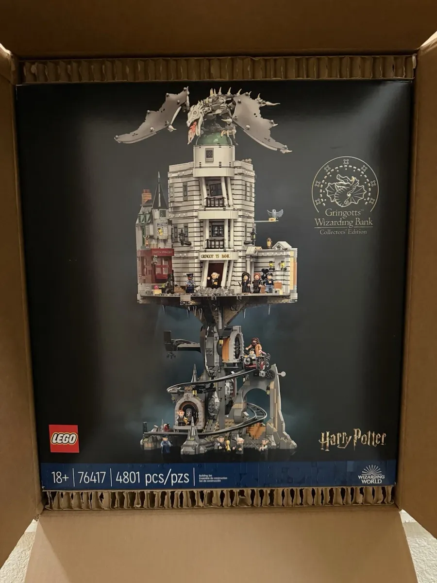 Brand New Sealed LEGO Harry Potter Gringotts Wizarding Bank – Collectors' Edition 76417