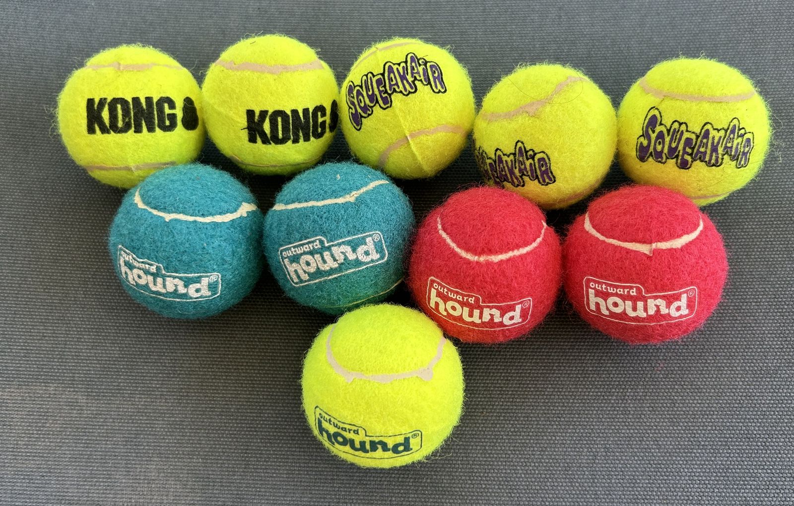 10- Brand New Squeaky Small Tennis Ball
