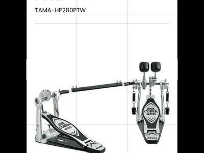 Iron cobra double bassdrum pedal