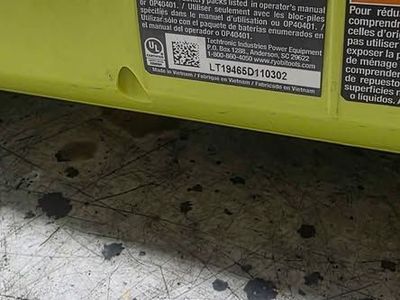 2 RYOBI 40V Brushless Whisper Series Leaf Blowers - Tool Only
