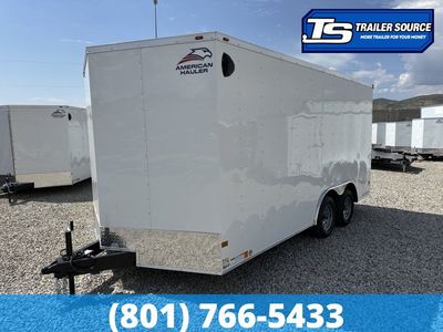 8.5x16 American Hauler Arrow Enclosed Cargo Trailer - 7'0" Interior - 7K GVWR Ramp Door