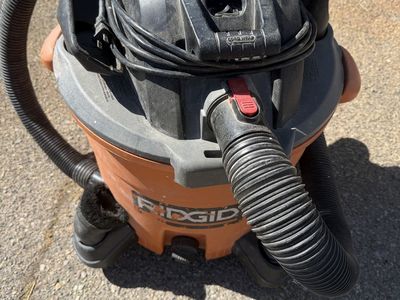 RIDGID 12-Gallon 5.0 Peak HP Wet/Dry Shop Vacuum - Works Great!
