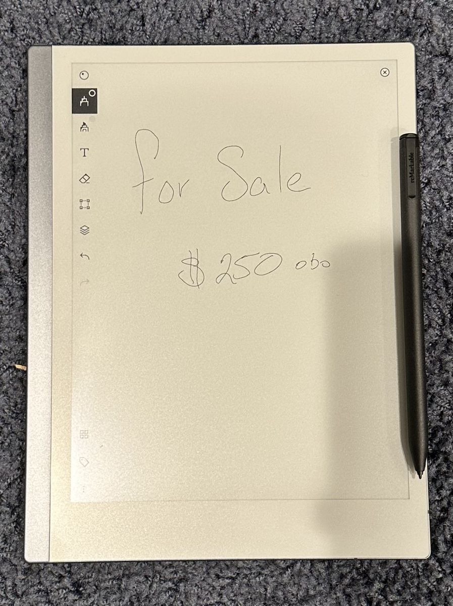 reMarkable 2 Paper Tablet & Marker Plus E-Ink Writing Device - New Open Box