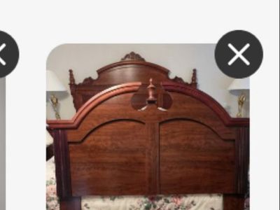 Queen headboard, dresser, nightstand