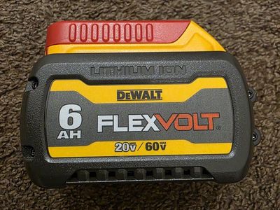 New DeWalt DCB606 FLEXVOLT 20V/60V Max 6Ah Lithium Ion Battery Pack
