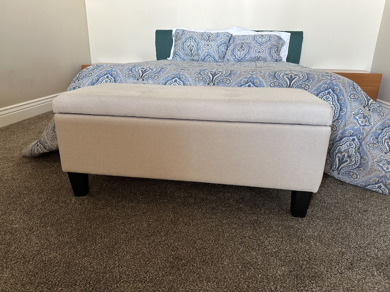White Ottoman Set For Sale