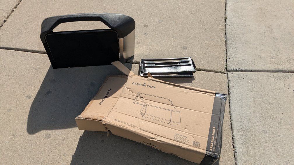 camp chef model pg24hgss apex side shelf