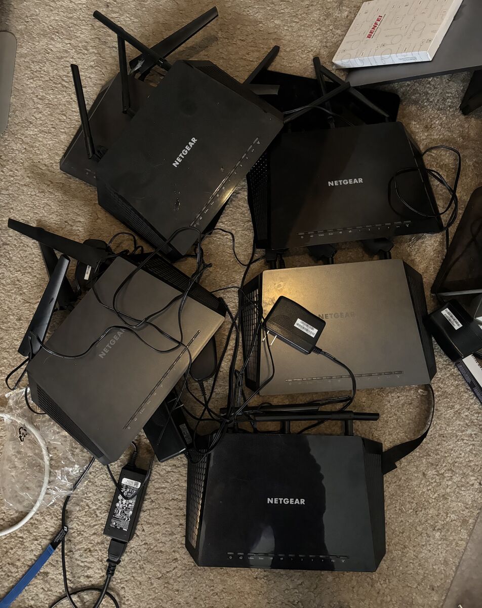 Various Netgear Nighthawk wireless routers