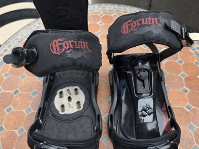 4 Pairs of Snowboard Bindings – Forum, Ride, LTD & 5150 – Various Sizes